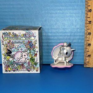 Tokidoki Unicorno Mermicorno Series 7 Pearl Gem 2" Tall Figure Shell New w/ Box